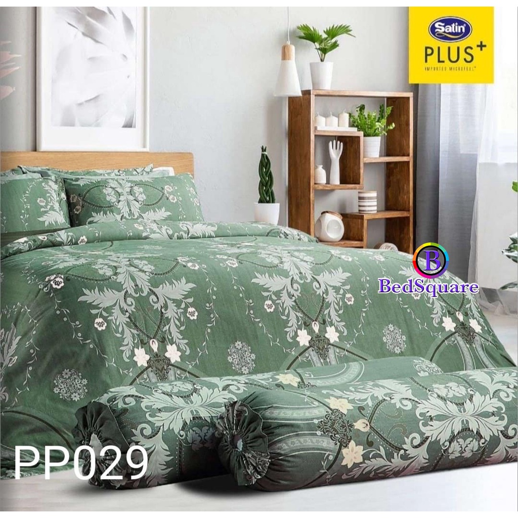 satin-plus-ชุดผ้าปูที่นอน-ไม่รวมผ้านวม-พิมพ์ลาย-pp029-ลิขสิทธิ์แท้