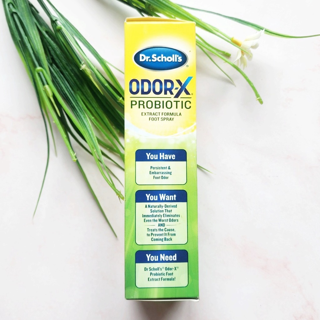 [Dr.Scholl's®] Odorx Probiotic Extract Formula Foot Spray 118 mL