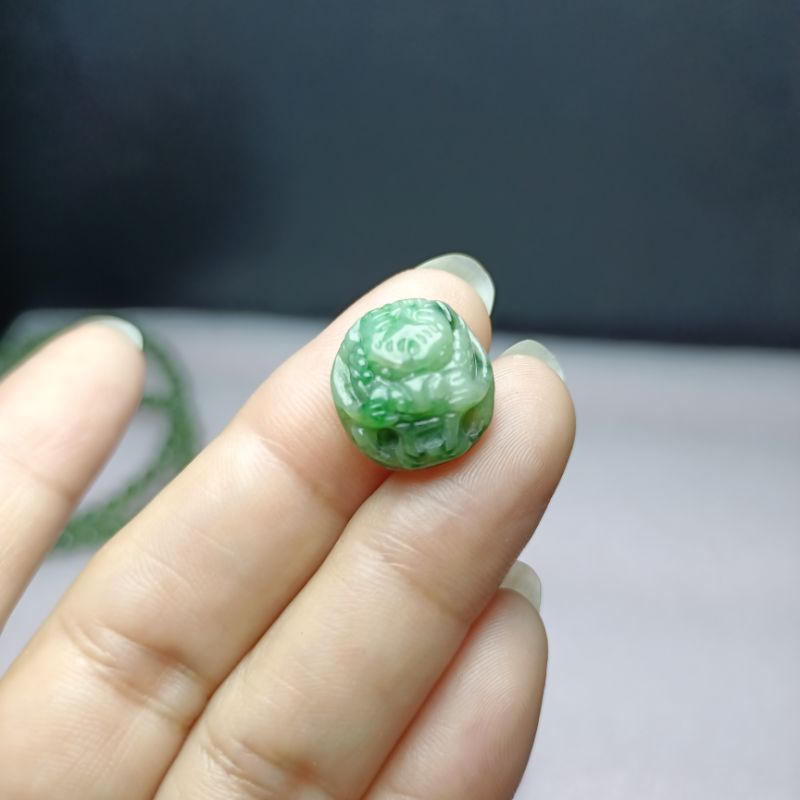 jadeite-type-a-หัวแหวนมังกรหยกพม่าแท้กรีนแอปเปิ้ลเนื้อแก้ววุ้น