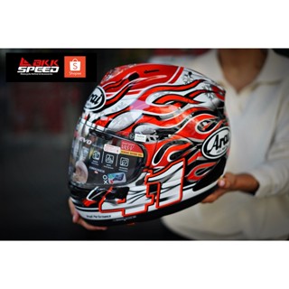 Arai Rx7v EVO Haga GP หมวกลายไฟ ตำนาน มาตรฐานใหม่ ECE R22-06