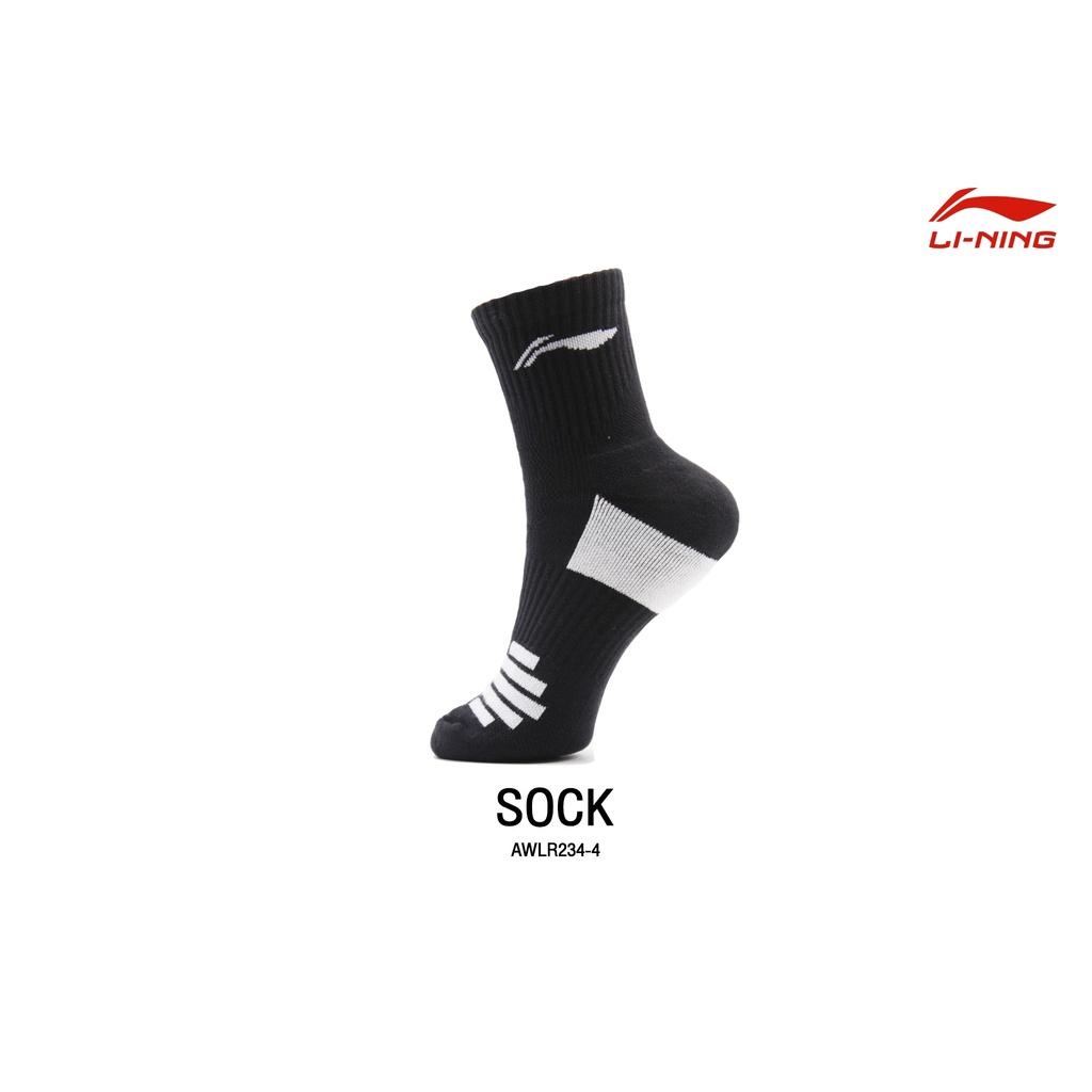 LI-NING ถุงเท้ากีฬา SOCKS รุ่น AWLR234 | Shopee Thailand