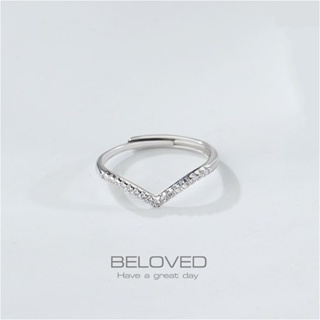 s925 Beloved Ring แหวนเงินแท้  สวยงาม งานประณีต เกรดพรีเมี่ยม สามารถปรับขนาดได้