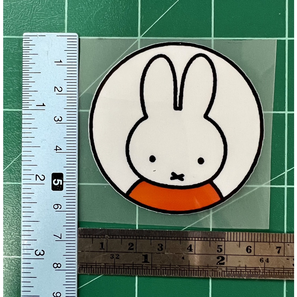 ตัวรีดการ์ตูนกระต่ายสีขาวmiffy-สติกเกอร์รีดติดเสื้อ-flex-ตัวรีดการ์ตูนขนาดใหญ่