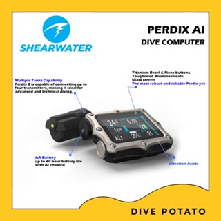 (ผ่อน0%) Dive Computer Shearwater Perdix-2