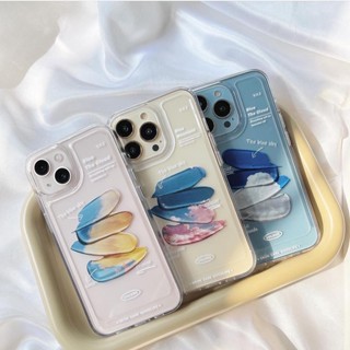 พร้อมส่งในไทย✨เคสโทรศัพท์ เคสใส เคสมือถือ เคส TPU เคสนิ่ม ป้ายสีขาว/ป้ายสีชมพู/ป้ายสีเหลือง