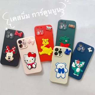 เคสซิลิโคนนิ่ม เคสนิ่มการ์ตูนนูน กันเลนส์กล้อง สำรับรุ่นSamsung A23 A13 A22 A03 A52 A52S A12 เคสนิ่มการ์ตูนนูน
