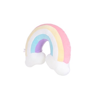 Miniso หมอนอิงสายรุ้ง Summer Rainbow Series Plush Pillow (Rainbow)