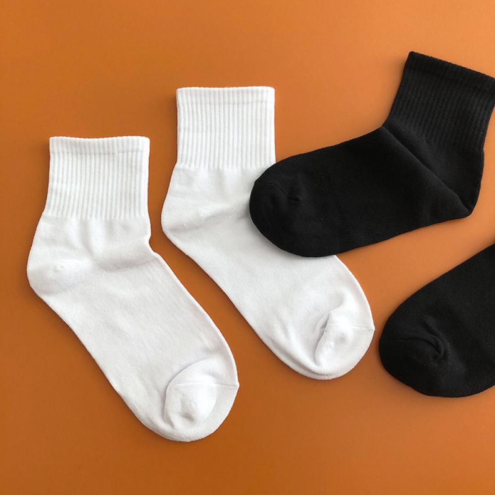 ภาพสินค้าถุงเท้าสีดำและสีขาวสามารถสวมใส่ได้ทั้งชายและหญิง - SH4123 จากร้าน arkansas222.th บน Shopee ภาพที่ 7