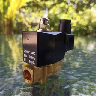 SOLENOID VALVE 2W04-10S-AC220V โซลินอยด์ 3 หุน (โซลินอยด์)
