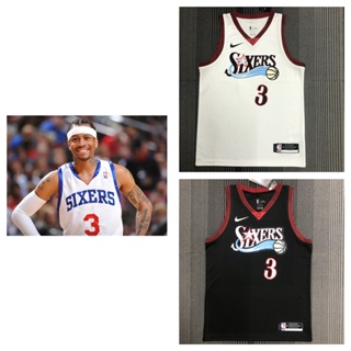 Philadelphia 76ers #3 Allen Iverson Basketball Jersey Sleeveless Top เสื้อบาส เสื้อกีฬาแขนกุดผู้ชาย