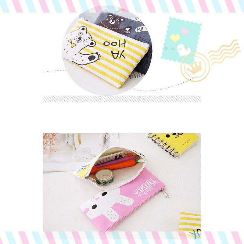 pencil-case-พร้อมส่ง-กระเป๋าดินสอลายการ์ตูนขนาด9-18cm