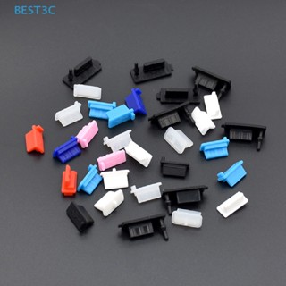 Best3c ขายดี ขายดี ฝาครอบพอร์ตชาร์จ USB กันฝุ่น 10 ชิ้น