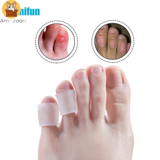 [Am-az] 1 คู่ ซิลิโคน Hallux ค้อนนิ้วเท้า ป้องกันนิ้วเท้า ขนาดเล็ก ตาไก่ ป้องกัน เจล ป้องกัน ป้องกัน ดูแลเท้า เครื่องมือ