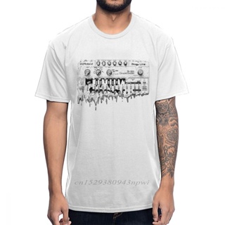 เสื้อเชิ้ต Synthesizer Roland TB 303 T gömlek Synth Analog Korg tekno elektronik müzik Tee genç tasarım büyük boy Homme