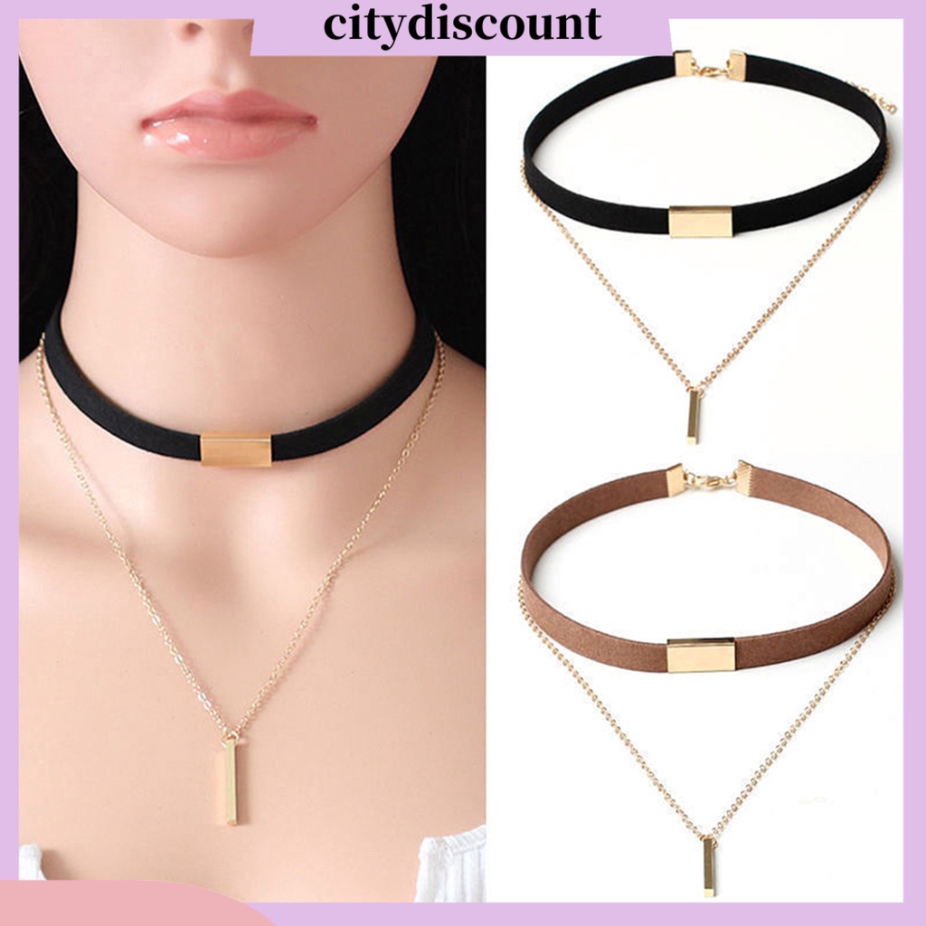 lt-citydiscount-gt-สร้อยคอผู้หญิงแบบสั้นพร้อมจี้-city