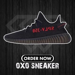 ADIDAS ORIGINALS YEEZY BOOST 350 V2 BLACK RED Black Red (Originals Quality 100%) CP9652 ADIDAS SNEAKERS WOMEN MEN SHOES