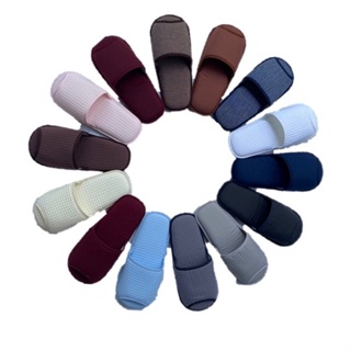 สินค้า สลิปเปอร์โรงแรม รองเท้าใส่ในบ้าน Slipper พื้นนิ่ม Blue Sleep