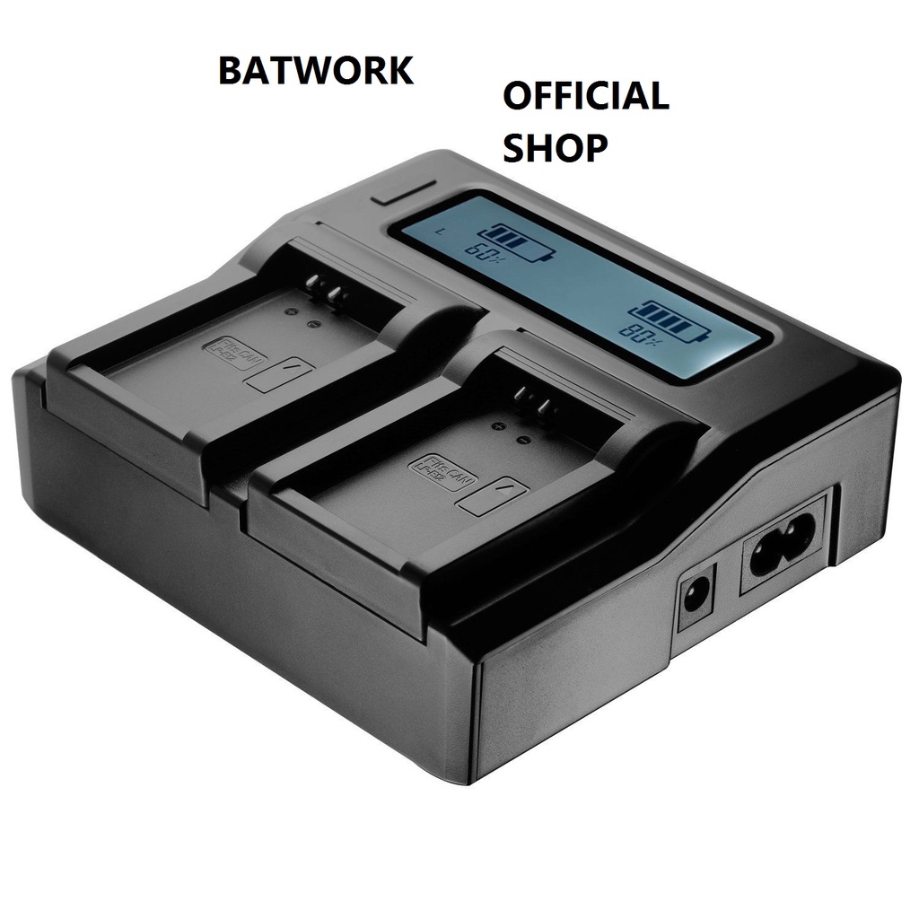 แท่นชาร์จแบตกล้องแบบคู่-ชาร์จทีละ2ก้อน-lcd-daul-charger-sony-f550-for-sony-np-f550-np-f570-np-f770-np-f970