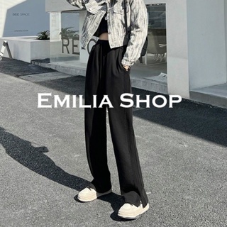 EMILIA SHOP  กางเกงขายาว กางเกงเอวสูง กางเกงขายาวผู้หญิงสไตล์เกาหลี 2022 ใหม่  สวยงาม fashion Chic Stylish K011071 36Z230909