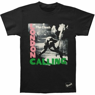 เสื้อยืด พิมพ์ลายอัลบั้ม The Clash London Calling NLkdok17DDmooc52 สไตล์คลาสสิก ไม่ซ้ําใคร สําหรับผู้ชายS-5XL