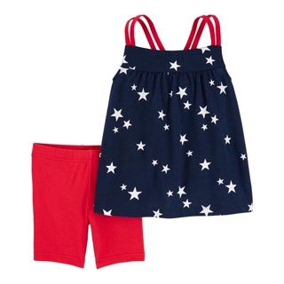 CarterS Sleeveless+Pants 2Pc Navy-American L8 คาร์เตอร์เสื้อผ้าชุดเซท 2 ชิ้น