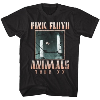 ขายดี!ขายดี เสื้อยืดลําลอง แขนสั้น คอกลม พิมพ์ลาย Pink Floyd Animals Album Tour 1977 สไตล์วินเทจ สําหรับผู้ชาย KOoipg02A