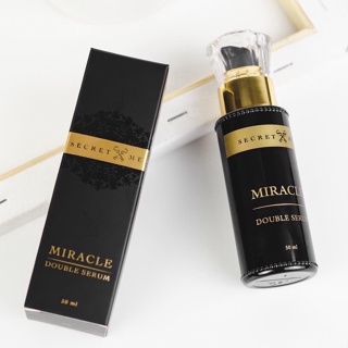 ซีเคร็ตมี มิราเคิล ดับเบิ้ลเซรั่ม Secret Me Miracle Double Serum 50 ml. 1ขวด