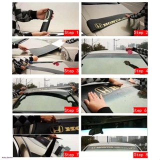 สติ๊กเกอร์ ติดรถ โตโยต้า ทีอาร์ดี คาดกระจกบังแดด คาดหน้าบังแดด บังแดดรถยนต์ กันร้อน Toyota TRD Car Windshield Stickersจั