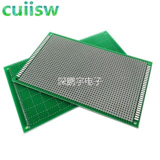 9*15 9X15 cm Single Side Prototype PCB Universal Board Copper Experimental Plate Circuirt Hole Bread Board 5Pcs/lot gree