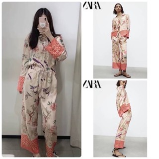 เซต2ชิ้น เสื้อเชิ้ตแขนยาว มาพร้อมเกงขายาว งานแบรนด์ Zara รุ่นนี้แนะนำเลยน้าา