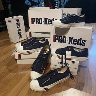 ภาพหน้าปกสินค้ารองเท้าผ้าใบ เล่นสเก็ต โปรเคด ProKeds Court King Navy & Royal Plus Vintage รับประกันของแ ซึ่งคุณอาจชอบสินค้านี้