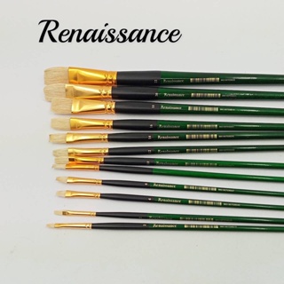 พู่กันสีน้ำมันชนิดแบน Renaissance