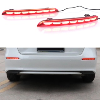 Rear Bumper Lights Brake Reflector Fog Lamp For-Honda Civic Sedan Hatchbact 2021 2036