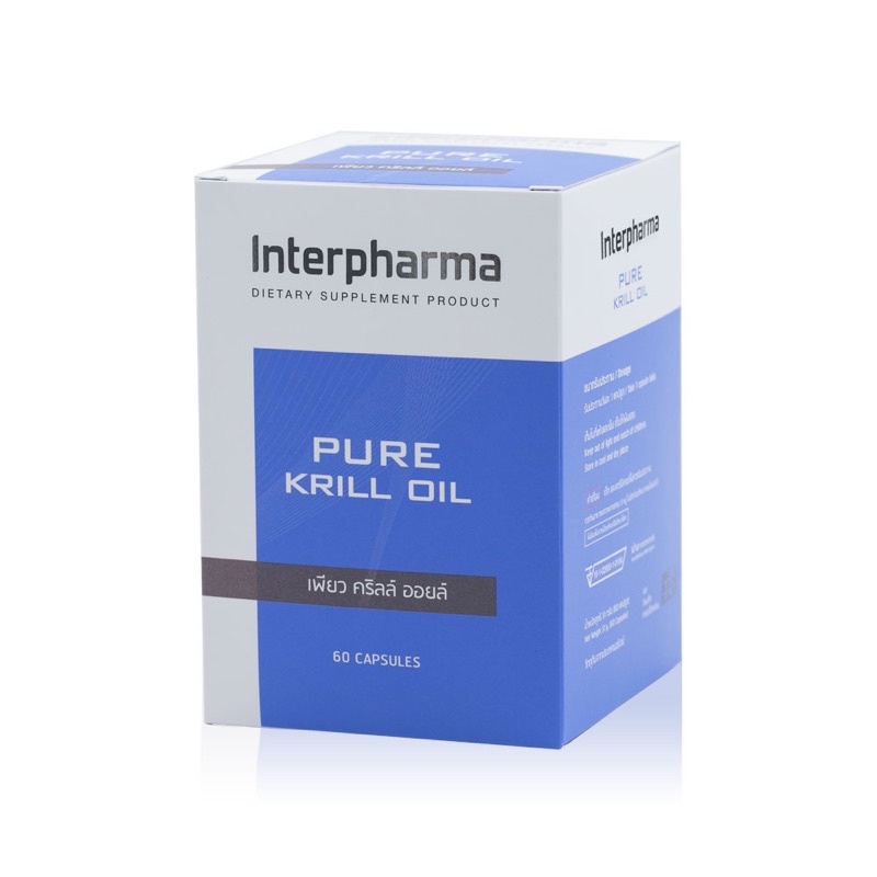 ภาพสินค้า(Exp08/2024)Pure Krill Oil Interpharma % สั่งบริษัทโดยตรง จากร้าน dpharmaa บน Shopee ภาพที่ 3