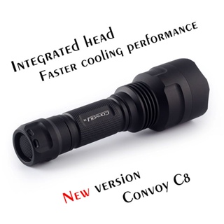 Convoy C8 ไฟฉาย Cree XML2 U2-1A LED 7135*8 สําหรับตั้งแคมป์ เดินป่า