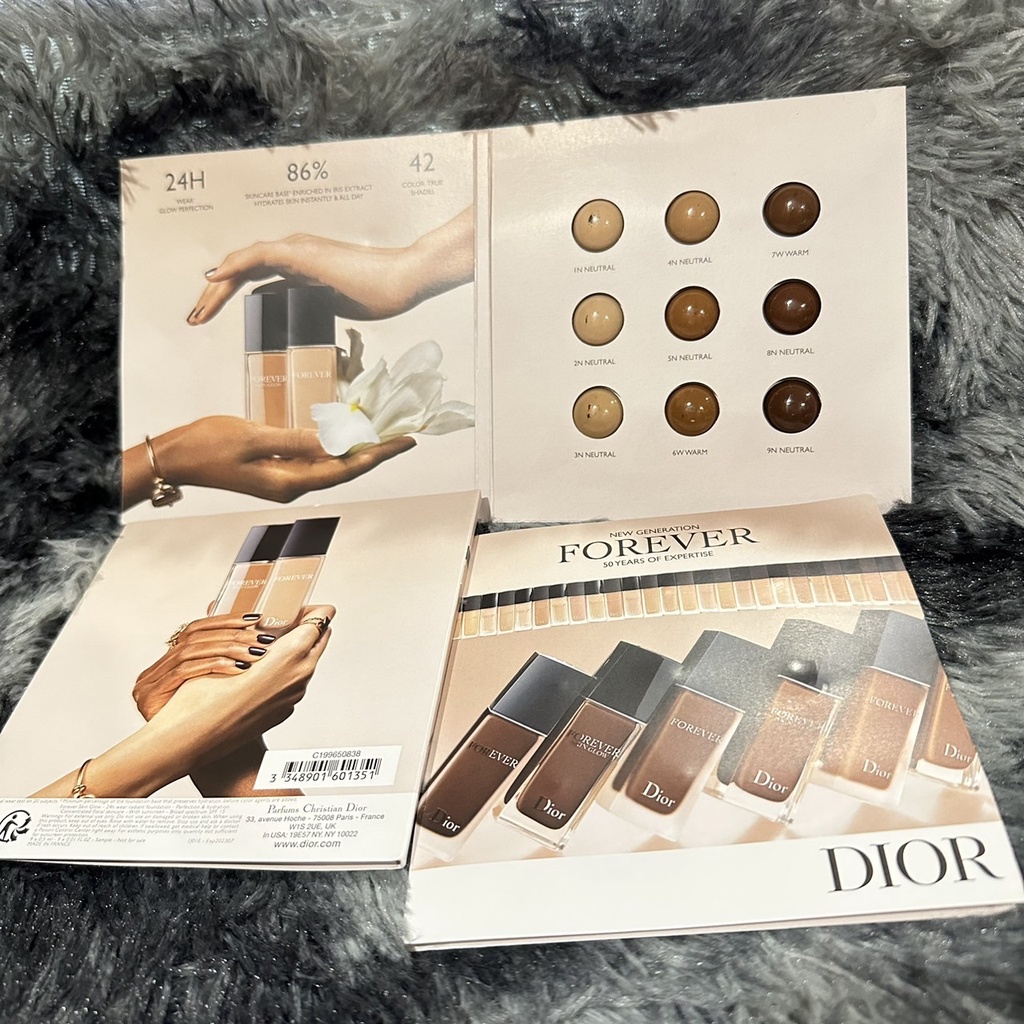 cosmetichub69-แท้ทั้งร้าน-เทสเตอร์รองพื้นตัวใหม่ล่าสุด-9-สีของดิออร์-dior-forever