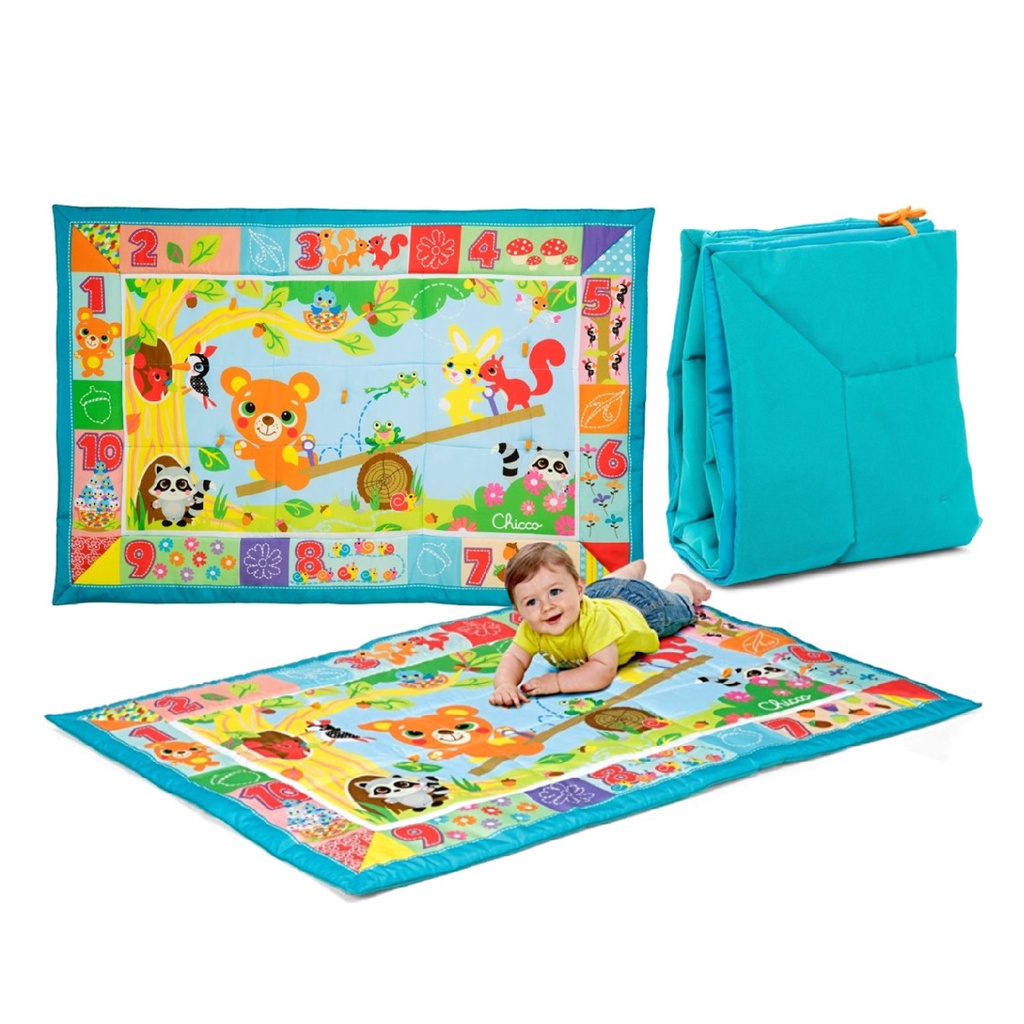 ใช้โค้ดคู่ลดเพิ่ม-chicco-xxl-play-mat-magic-forest-เบาะลองคลานสีสันสดใส