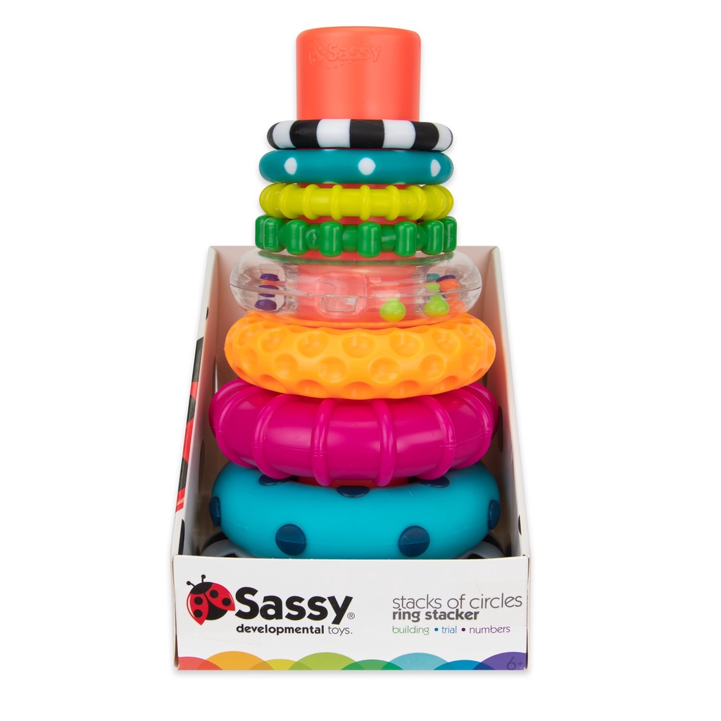usa-แท้100-sassy-stacks-of-circles-stacking-ring-stem-learning-toy-ของเล่นเสริมพัฒนาการ-ห่วงเรียงซ้อน-ทารก-เด็ก