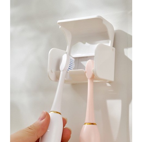 bym84-ชั้นวางของ-ที่เก็บแปรงสีฟัน-แบบดูดติดผนัง-ชั้นวางของในห้องน้ำ-ชุดแปรงฟัน-ที่ใส่แปรงสีฟัน-อุปกรณ์จัดเก็บในห้องน้ำ