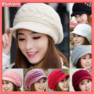 【 Bluelans 】หมวกผู้หญิง หมวกเบเร่ต์
