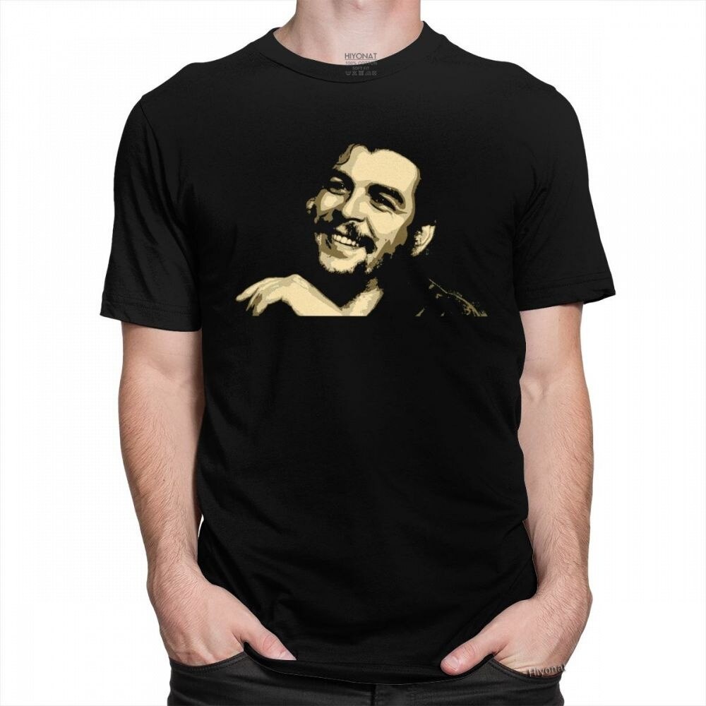 เสื้อเบลาส์-แฟชั่นคิวบาปฏิวัติ-ernesto-che-guevara-เสื้อยืดผู้ชายคอลูกเรือแขนสั้นฤดูร้อนเสื้อยืด-100-ผ้าฝ้ายบางพอดีที