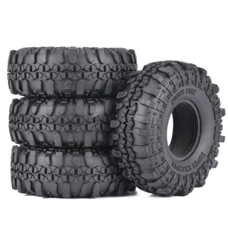 ยางล้อรถ ขนาด 1.9 นิ้ว สําหรับรถไต่หินบังคับ 1:10 Axial SCX10 90046 AXI03007 Tamiya CC01 D90 D110 4 ชิ้น