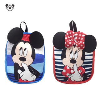 DISNEY กระเป๋าเป้สะพายหลัง ลาย MICKEY MINNIE ขนาด 16 นิ้ว (สินค้าลิขสิทธิ์แท้ จากโรงงาน)