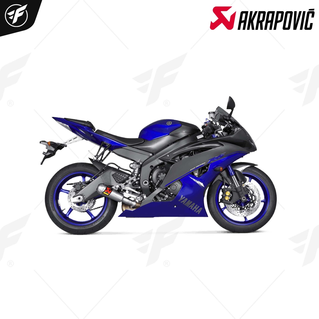 ท่อสูตร/ท่อแต่ง/ท่อไอเสีย Akrapovic Slip Moto GP : for Yamaha R6 2017 ...