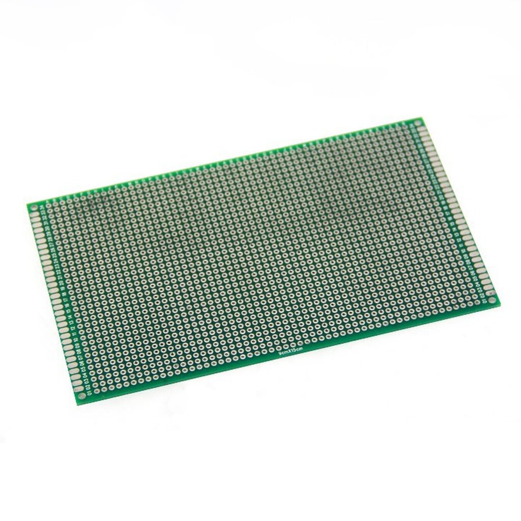 9*15cm Double Sided Universal PCB Prototyping Board (เขียว) | Shopee ...