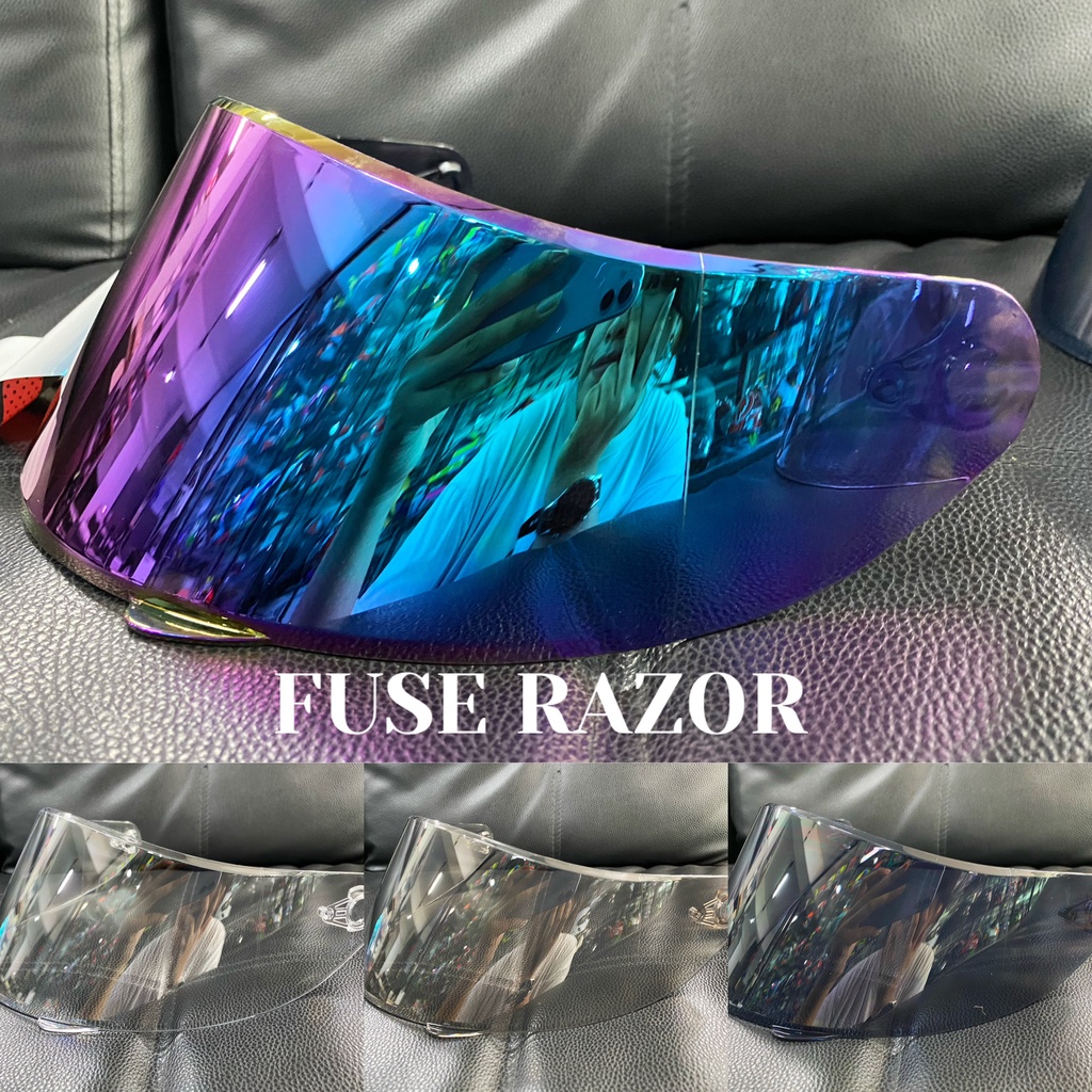 ชิลด์หน้าหมวกกันน็อค FUSE RAZOR มี 4 สี | Shopee Thailand
