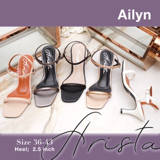 Arista ( 🇹🇭 Ready to ship) รองเท้าส้นสูง รัดข้อ สไตล์มินิมอล รุ่น Ailyn ( ART-040 )