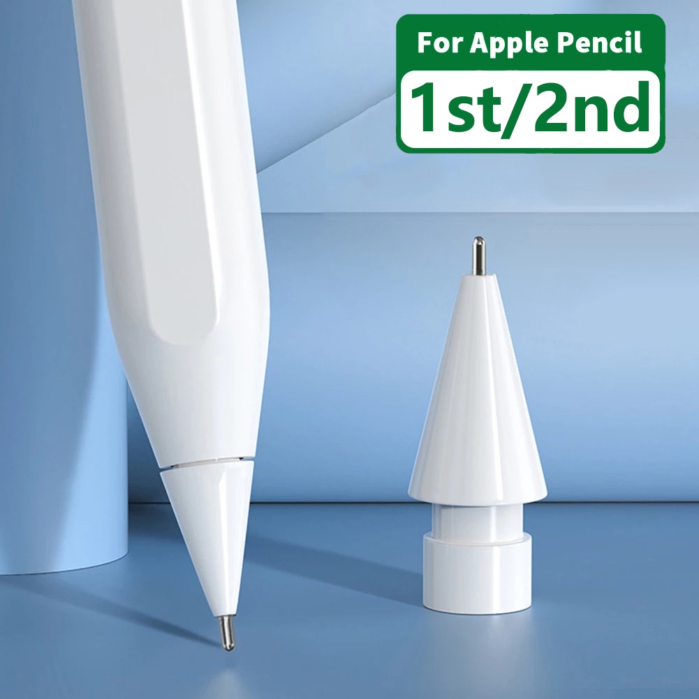 ปากกาสไตลัส-สีขาว-ทนทาน-แบบเปลี่ยน-สําหรับ-apple-pencil-1-2-apple-pencil-1-2-generation