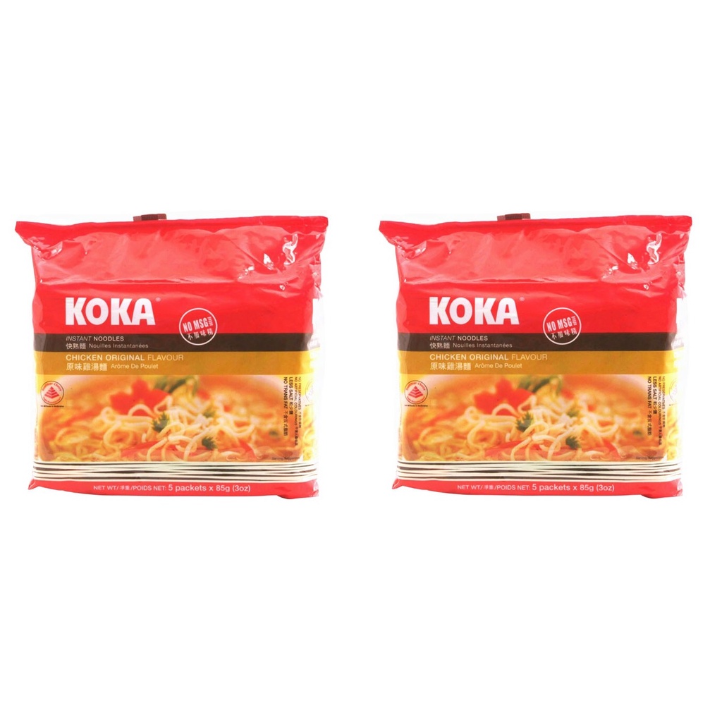 tha-shop-2x-85-ก-x5-koka-โคคา-บะหมี่-รสไก่-มาม่า-บะหมี่กึ่งสำเร็จรูป-อาหารแห้ง-มาม่าแห้ง-อาหารราคาถูก-instant-noodles