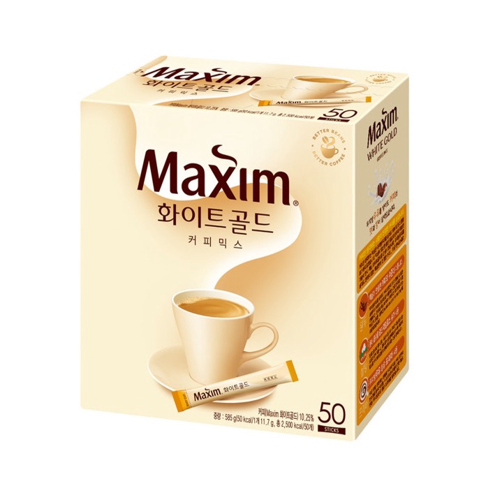 [Maxim] White Gold Coffe Mix 11.7g*100t main image 0